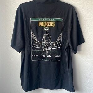 NWT NFL shirt Green Bay Packers Tommy Bahama 100% silk size medium